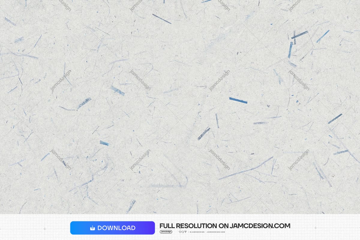 Light Paper Texture With Scattered Ink Marks. A JPG paper texture with scattered blue grey ink flecks and fine surface fibers, in a pale distressed style — Additional preview
