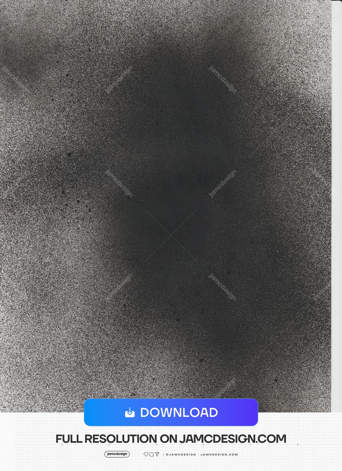 Grainy Gray Smoke Haze Texture. This JPG texture shows soft gray smoke clouds, fine speckling and a darker central haze in a monochrome style — Additional preview