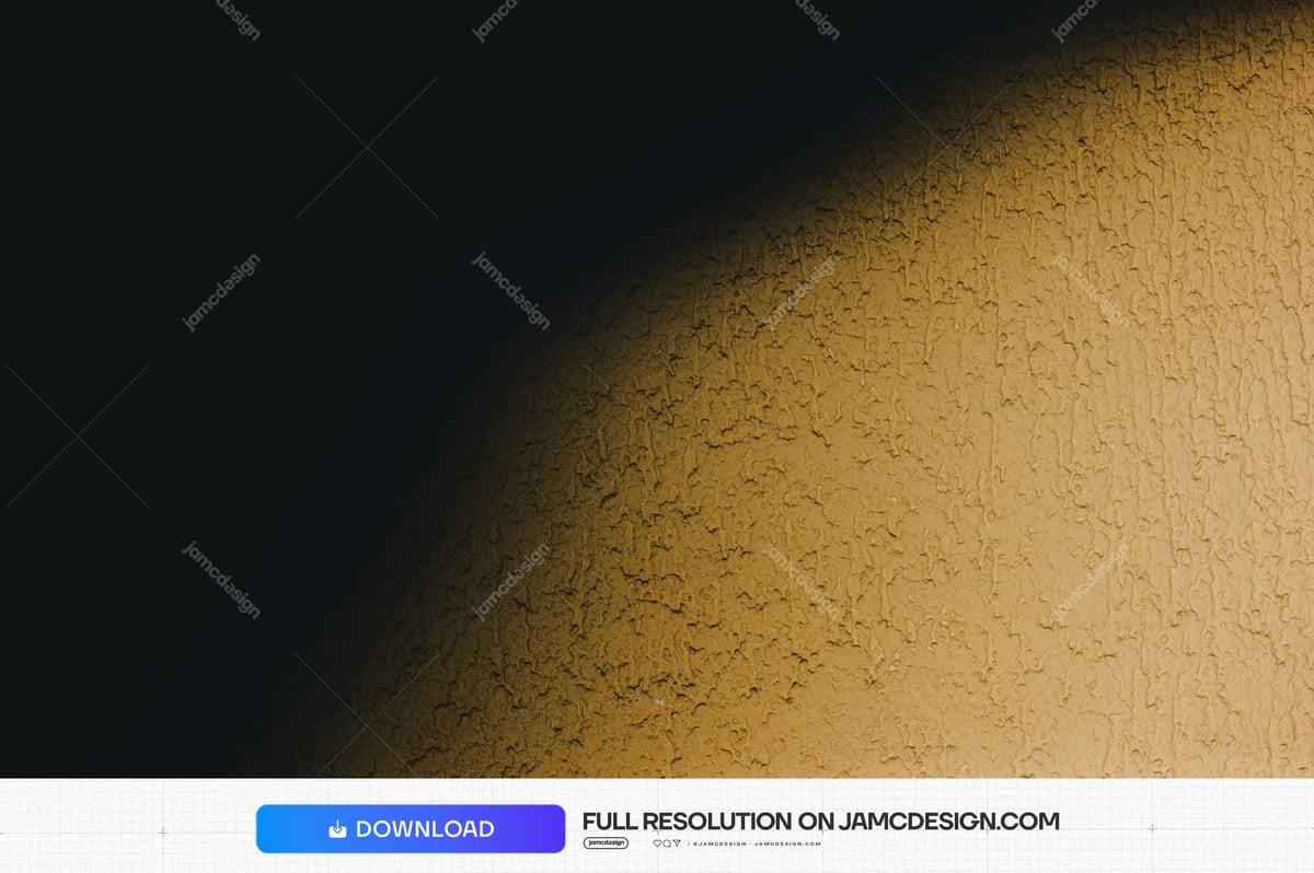 Golden Yellow Concrete Texture With Dark Shadow. This JPG concrete texture combines a golden yellow gradient with uneven — Additional preview