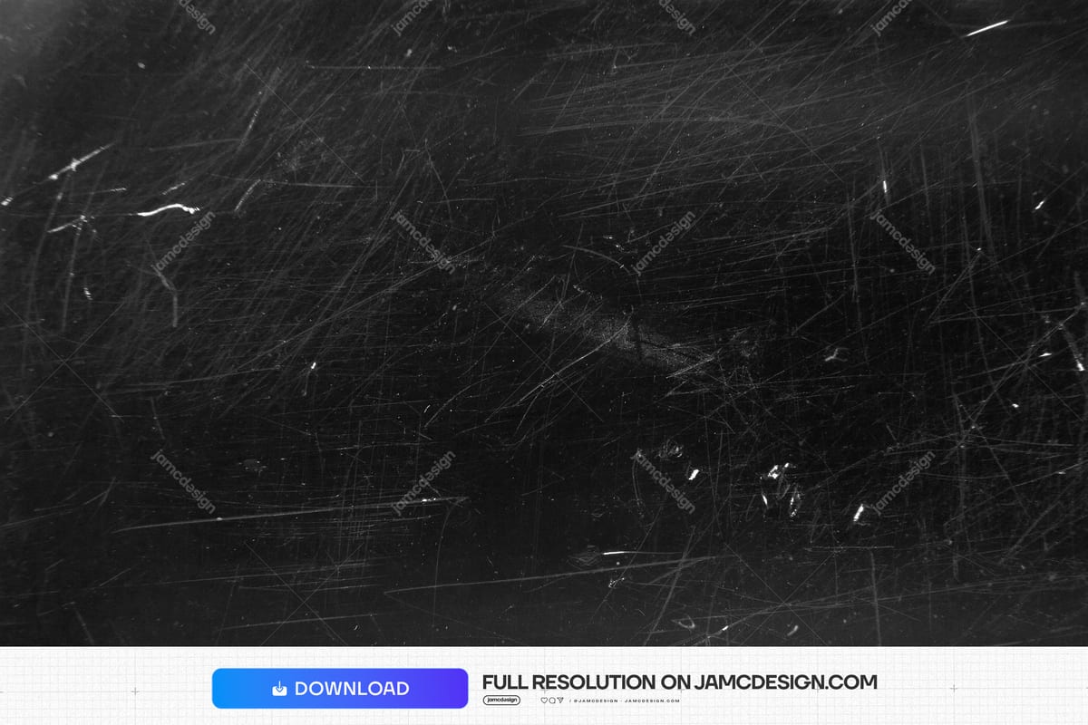 Distressed Black Texture With Fine Scuffs. This dark JPG texture features fine scratches and scattered pale scuffs across a black surface — Additional preview