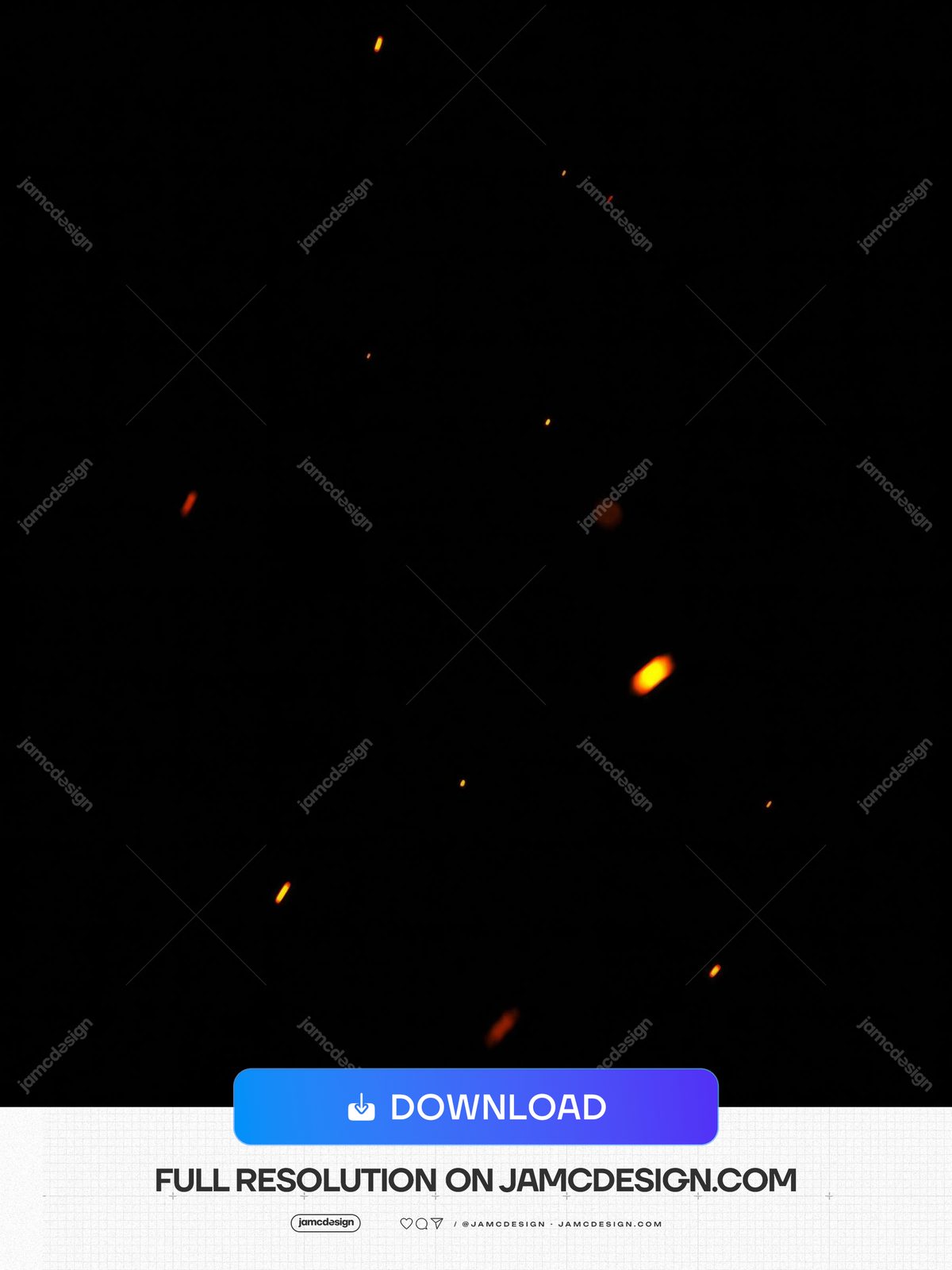 Burning Ember Fountain On Black Orange Ember Sparks Background Texture. JPG texture showing scattered orange fire embers and tiny sparks floating across — Additional preview
