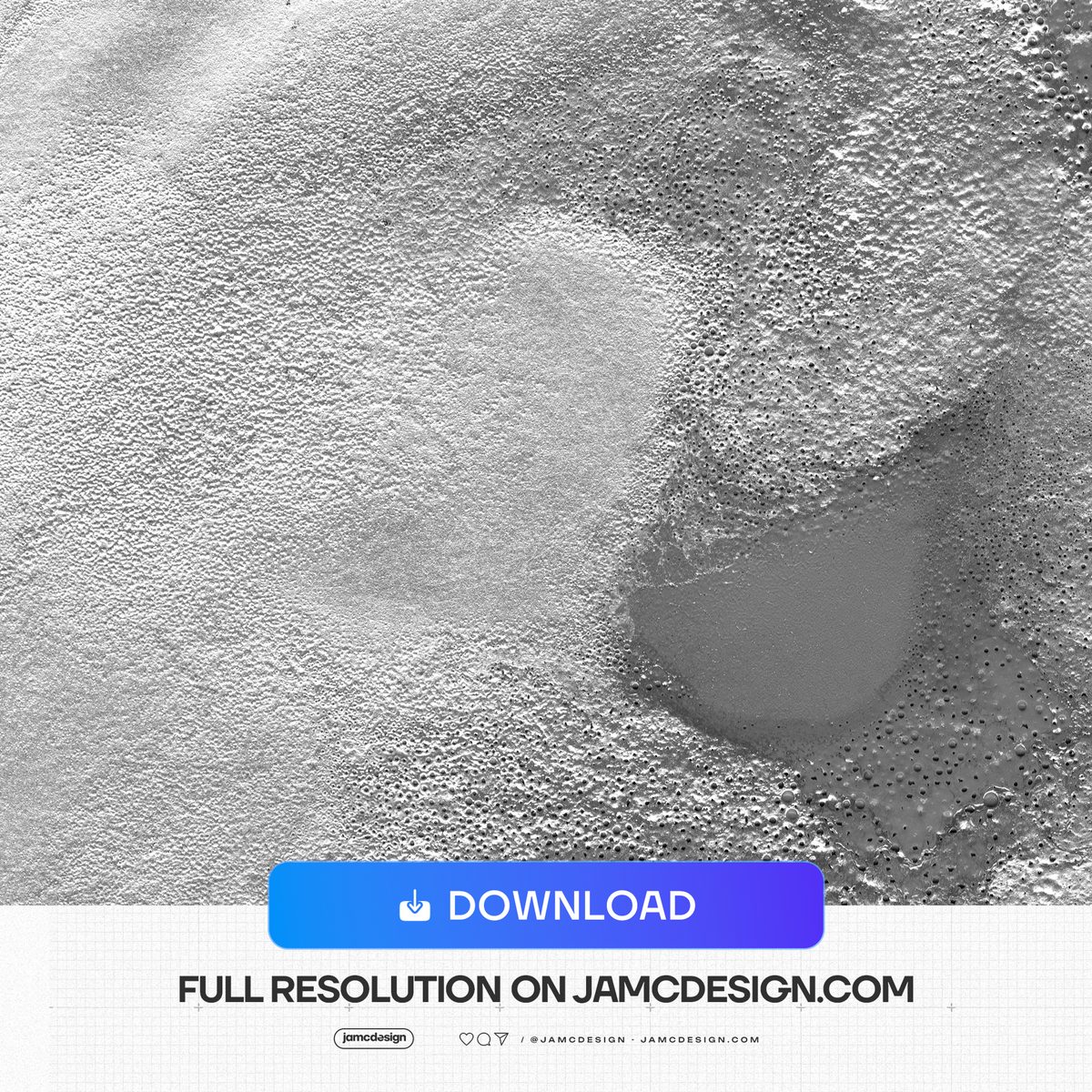 Rough Gray Plaster Texture With Worn Patches PNG. This PNG texture shows a gray plaster surface with dense pitting — Additional preview