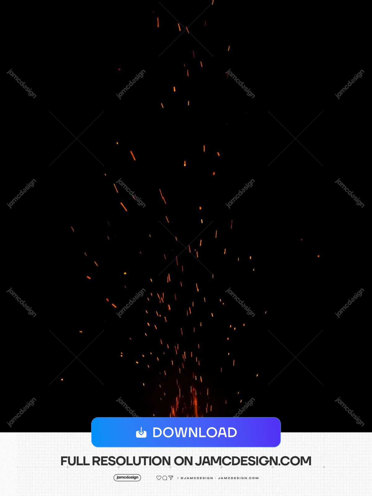 Red Orange Fire Spark Burst On Black Background Texture. JPG texture showing orange fire flames rising from the bottom against a black background — Additional preview
