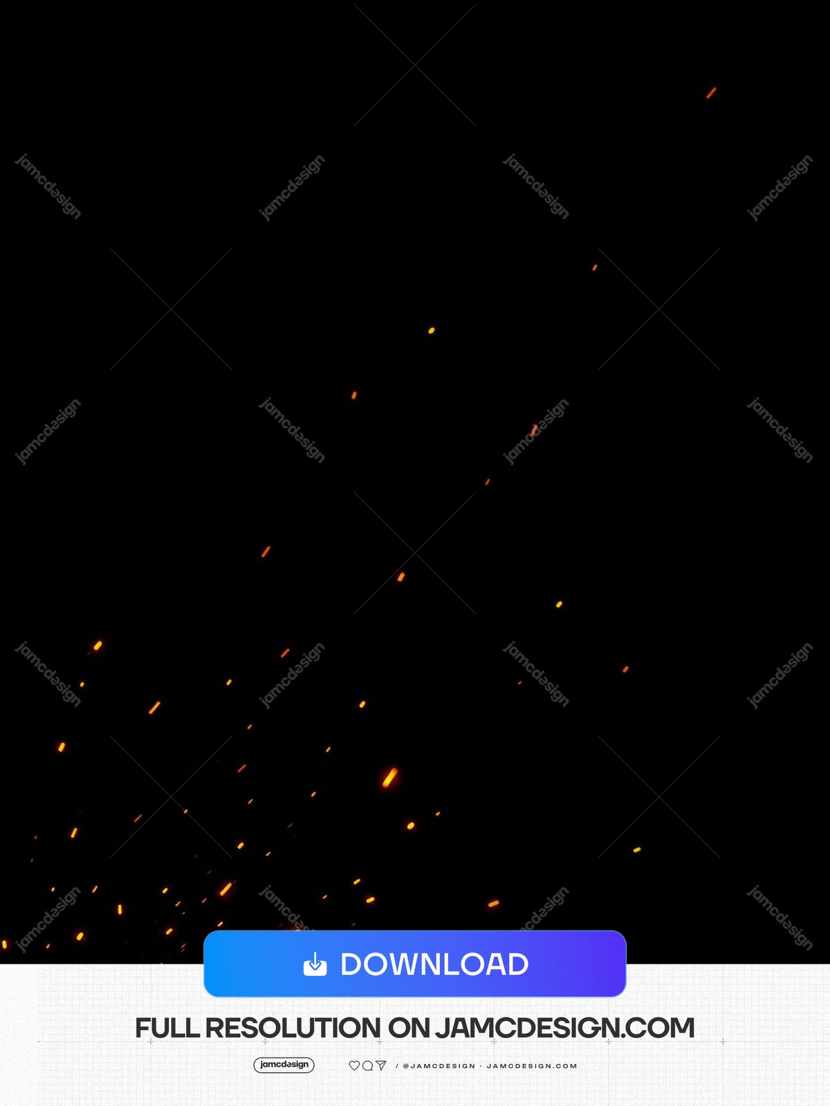 Golden Ember Scatter On Black Orange Glowing Sparks Background Texture. JPG texture featuring scattered orange and gold sparks rising across a deep black — Additional preview