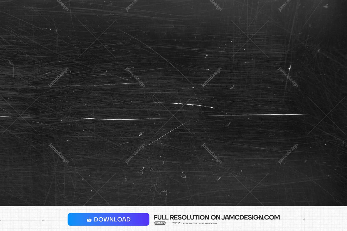 Dark Texture With Intersecting Scratches. This dark monochrome JPG texture combines brush grain with fine intersecting scratches and scattered scuffs — Additional preview